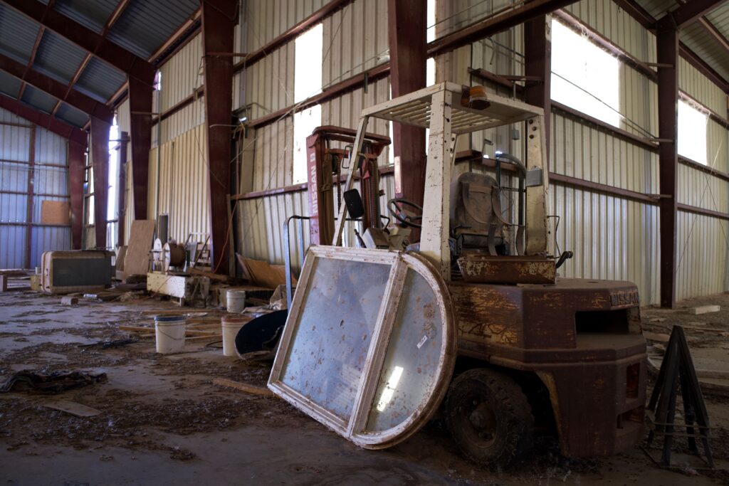Commercial Space Renovation with New Metal Stud Framing